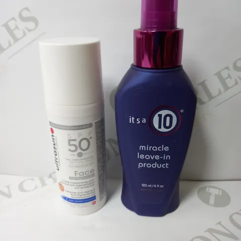 LOT OF 2 ITEMS - ULTRASUN / ITS A 10 CREAM