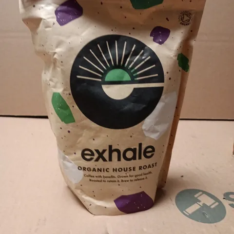 EXHALE ORGANIC HOUSE ROAST COFFEE 450G