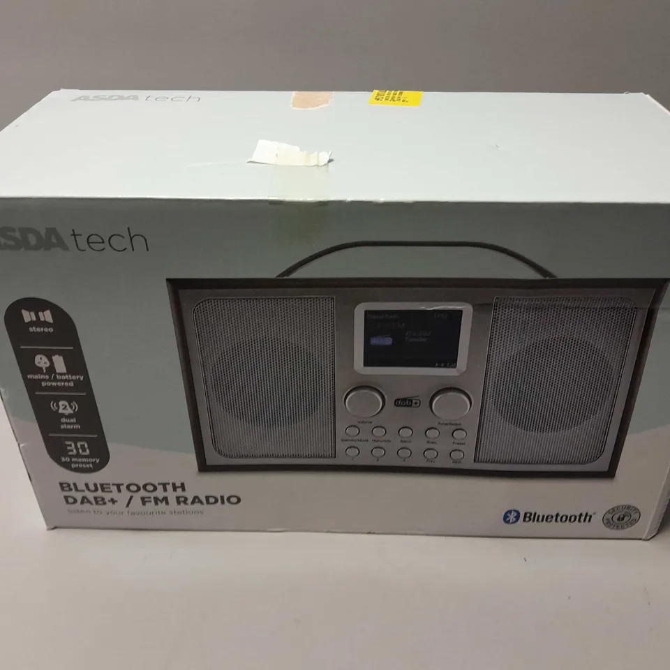 BOXED BLUETOOTH DAB+/FM RADIO