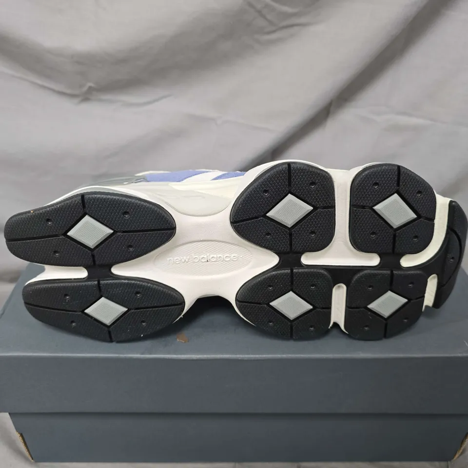 BOXED PAIR OF NEW BALANCE 9060 TRAINERS IN WHITE - UK 5.5