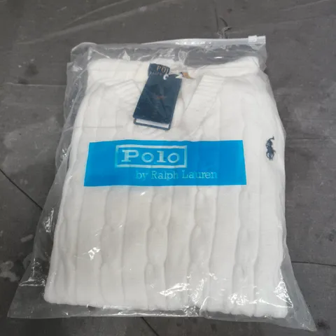 POLO RALPH LAUREN V-NECK SWEATER SIZE S