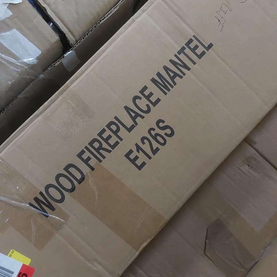 BOXED LARRY CASTLETON ELECTRIC FIREPLACE (2 BOXES)