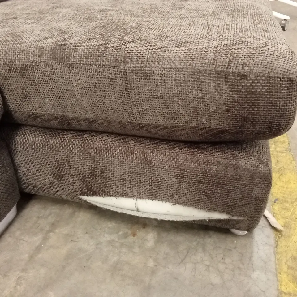 BROADGATE LARGE U-SHAPE MODULAR SOFA WITH FOOTSTOOL - MOCHA RRP £3399