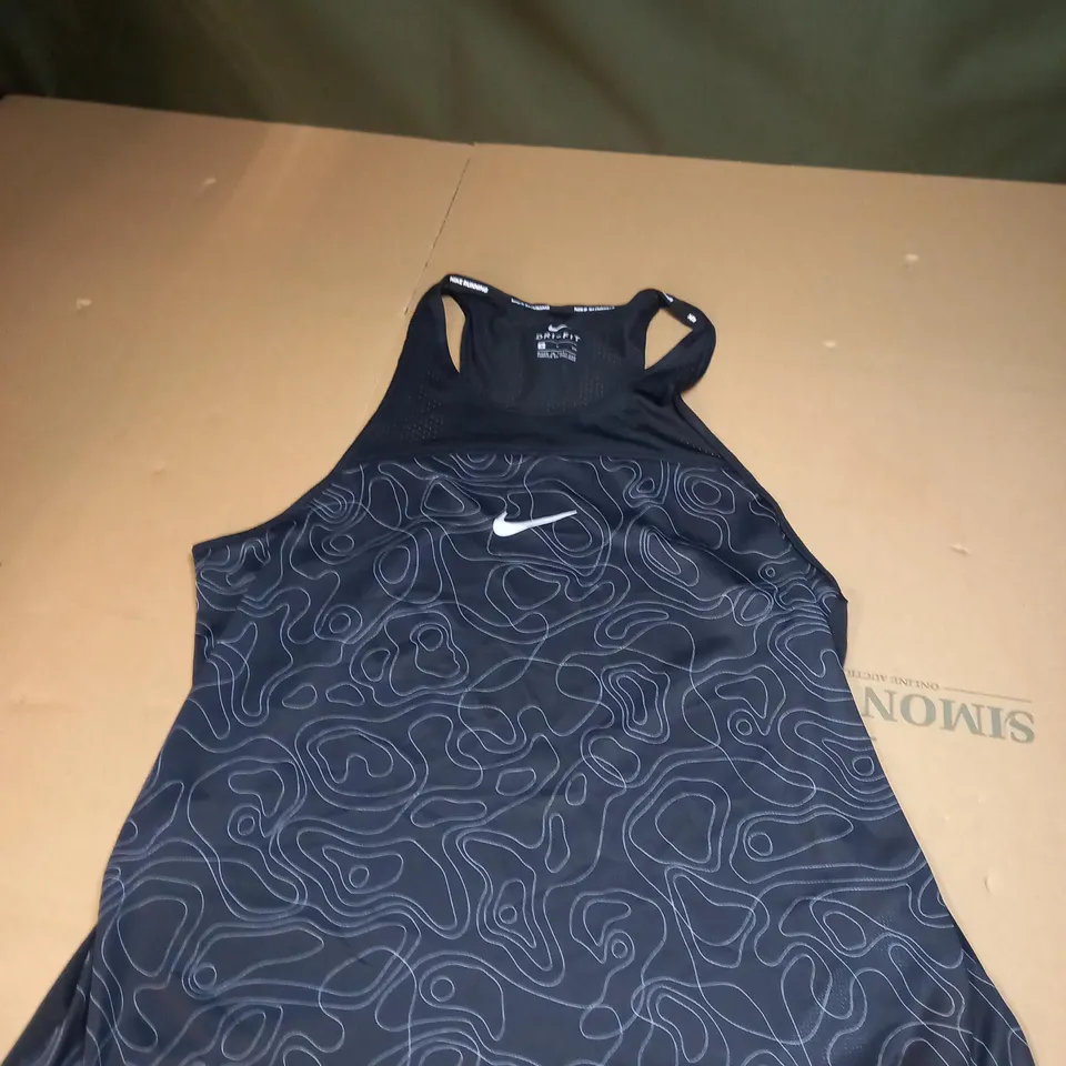 NIKE LOGO RUNNING DRI-FIT VEST SIZE S