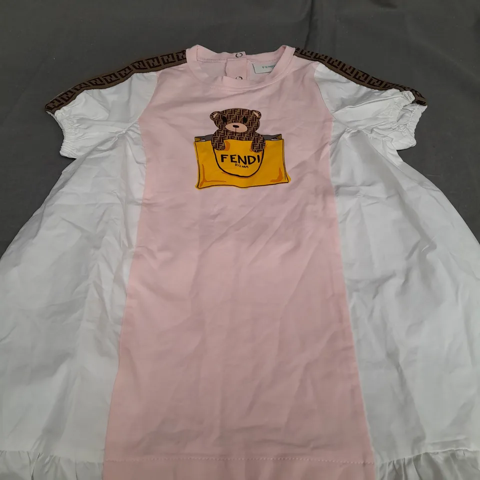 FENDI KIDS PINK DRESS - SIZE UNSPECIFIED 