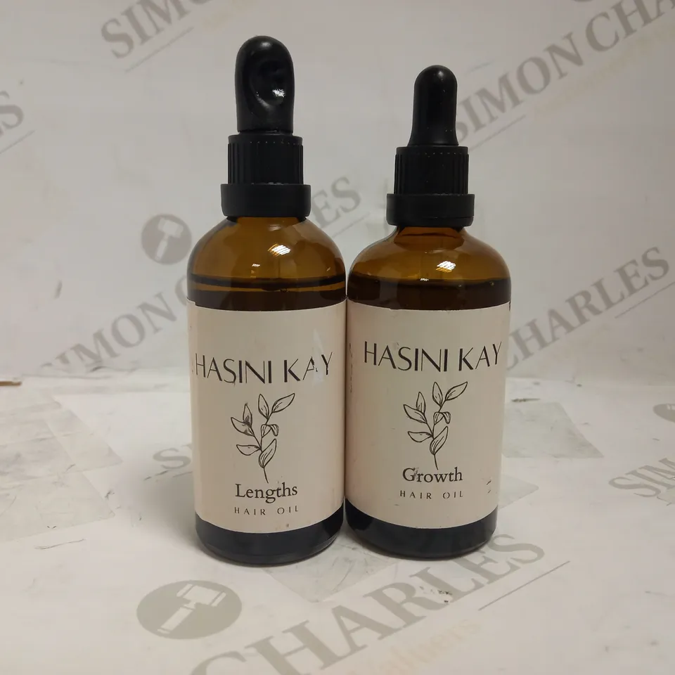 HASINI KAY LENGTHS & GROWTH HAIR OILS (2 X 100ML)