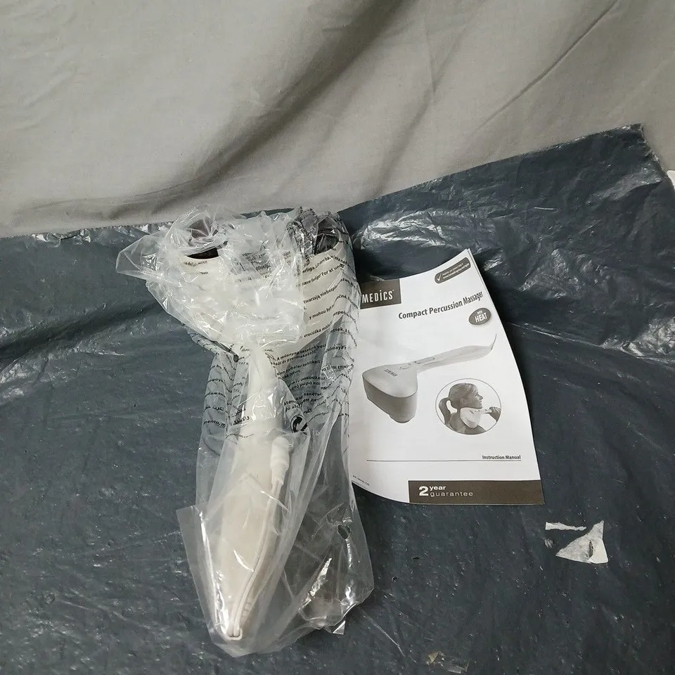 HOMEDICS COMPACT PERCUSSION MASSAGER WITH HEAT BOXED