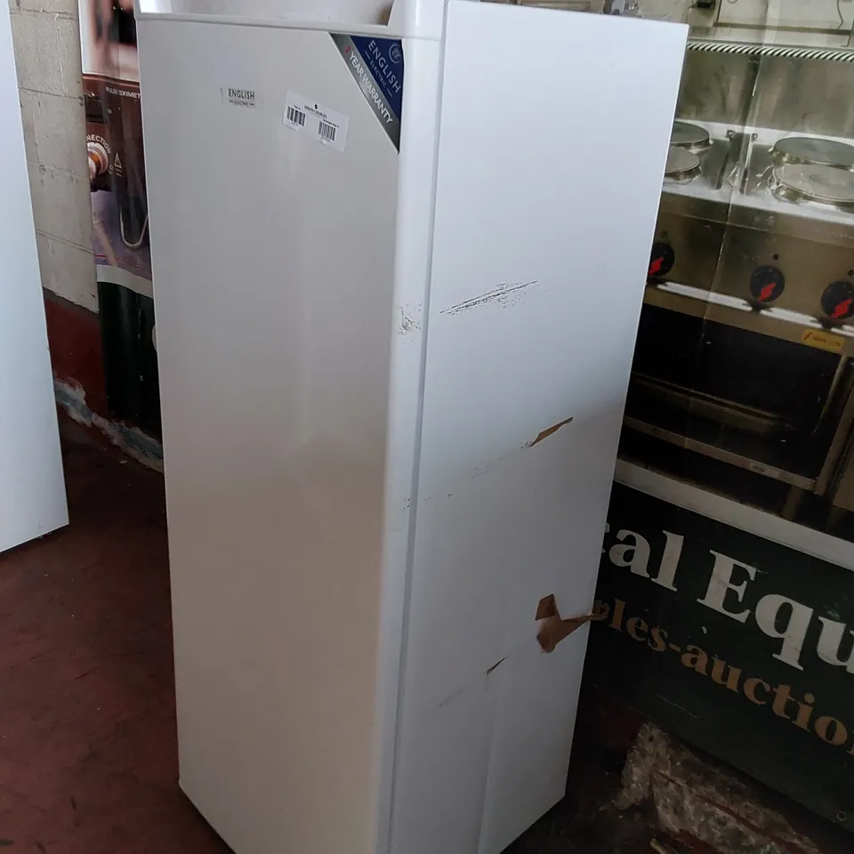 ENGLISH ELECTRIC UPRIGHT TALL FREEZER 168L 55cm WIDE / MODEL: EEF170H