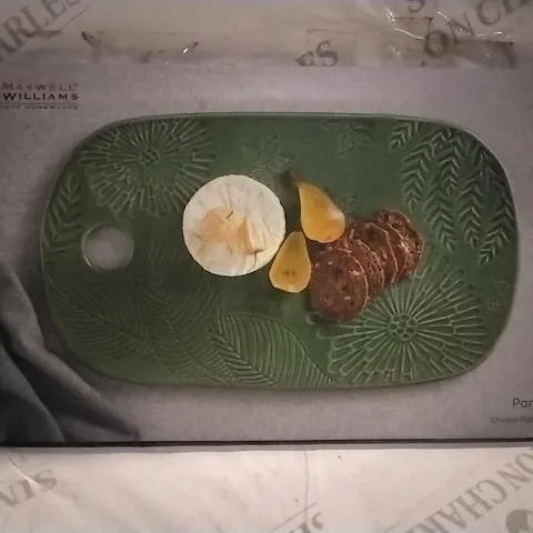 BOXED MAXWELL & WILLIAMS PANAMA CERAMIC CHEESE BOARD