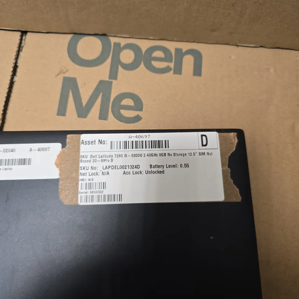 DELL LATITUDE 7280 LAPTOP – I5-6300U, 8GB RAM, 12.5-INCH DISPLAY, NO STORAGE