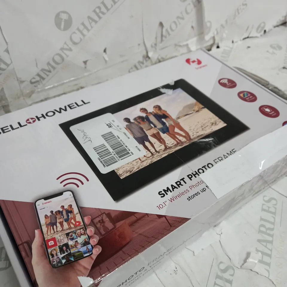 BOXED BELL & HOWELL SMART PHOTO FRAME 10.1" BHDPF101