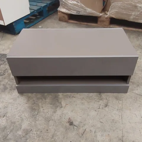 DESIGNER GREY WOODEN COFFEE TABLE/TV STAND