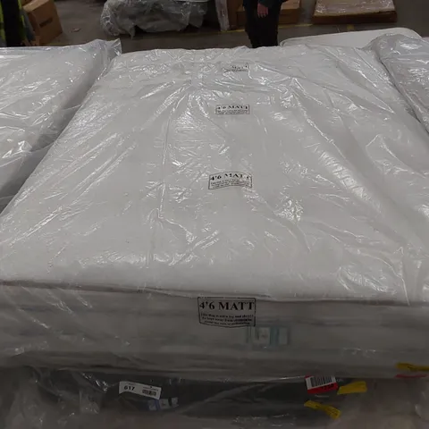 QUALITY BAGGED ROLLED AERO GRAVITY COOL BLUE PILLOW-TOP 4FT6 MATTRESS 