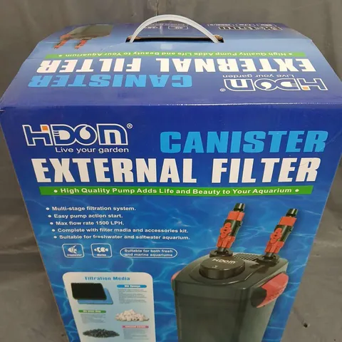 BOXED HDON CANISTER EXTERNAL FILTER