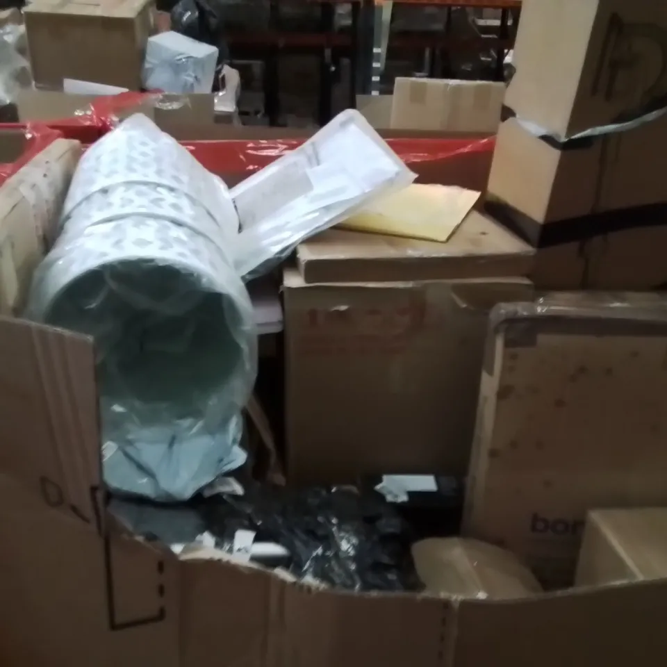 PALLET OF ASSORTED HOUSEHOLD GOODS AND PRODUCTS TO INCLUDE;CLOTHES AIRER,TOILET SEAT,LED AQUARIUM LIGHT