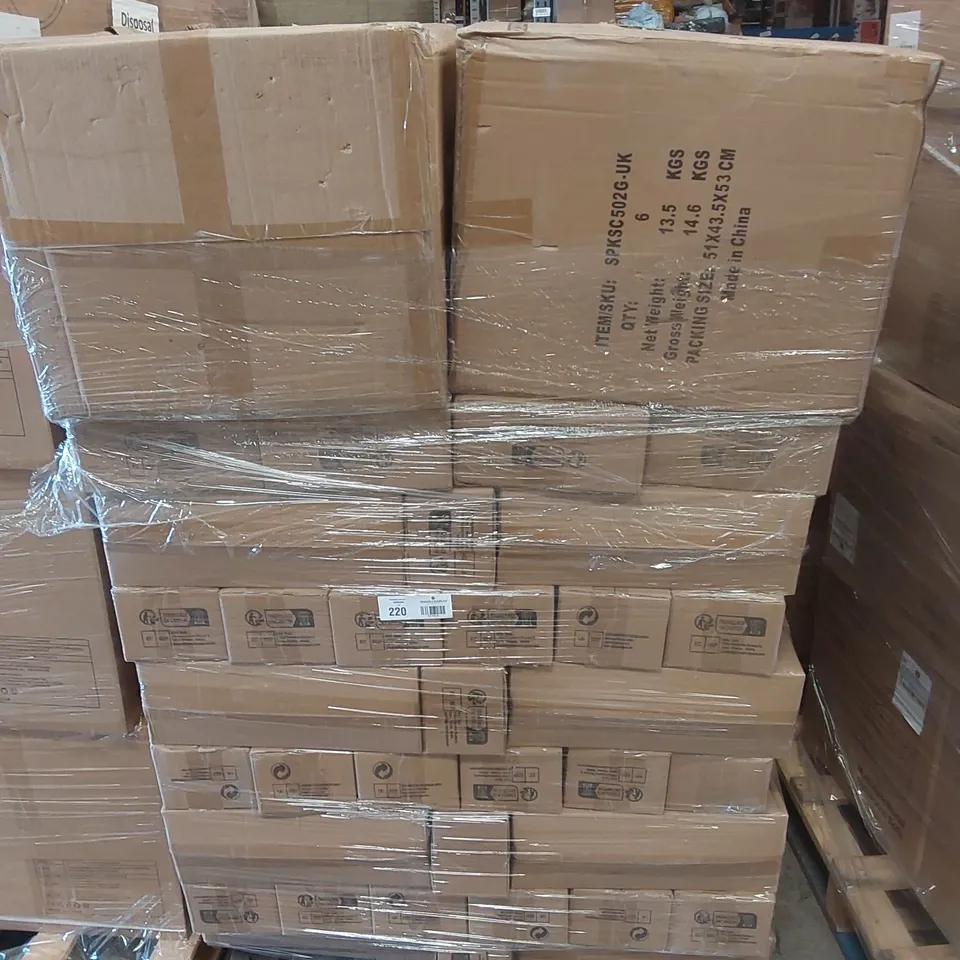 PALLET CONTAINING LARGE QUANTITY OF BRAND NEW 3/4 TIER STORAGE CARTS