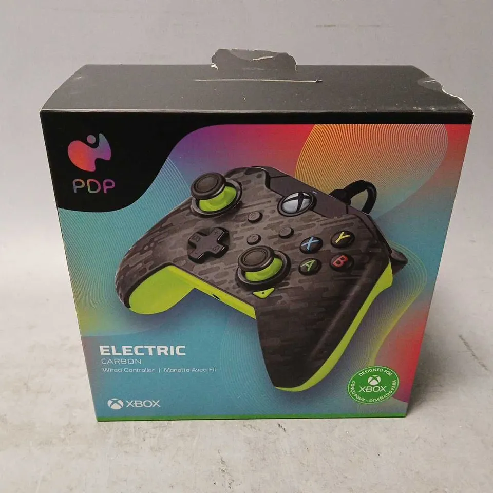 BOXED PDP ELECTRIC CARBON XBOX CONTROLLER