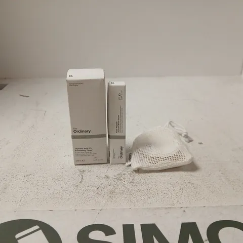 SET OF 3 THE ORDINARY ITEMS TO INCLUDE GLYCOLIC ACID 7% EXFOLIATING TONER