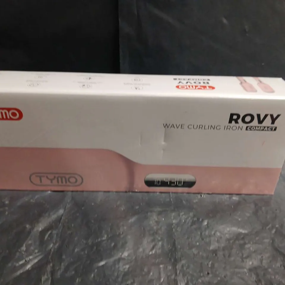 TYMO ROVVY WAVE CURLING IRON COMPACT - BOXED AND SEALED