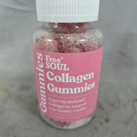 FREE SOUL COLLAGEN GUMMIES – TYPE I HYDROLYSED COLLAGEN DIETARY SUPPLEMENT