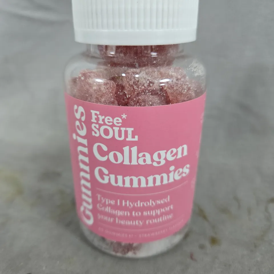 FREE SOUL COLLAGEN GUMMIES – TYPE I HYDROLYSED COLLAGEN DIETARY SUPPLEMENT