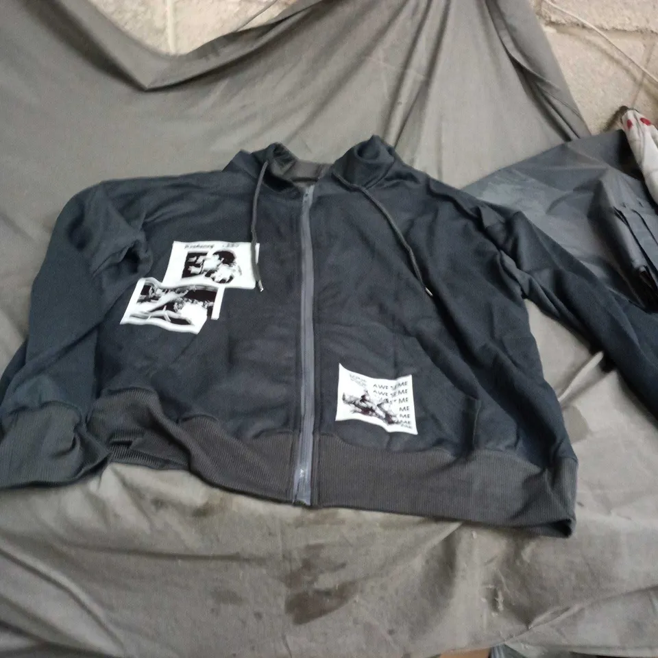 MENS LIGHTWEIGHT ZIPPED HOODIE SIZE XL