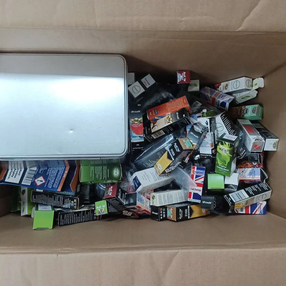 LARGE QUANTITY OF VAPE LIQUIDS AND COILS, VARIOUS FLAVOURS