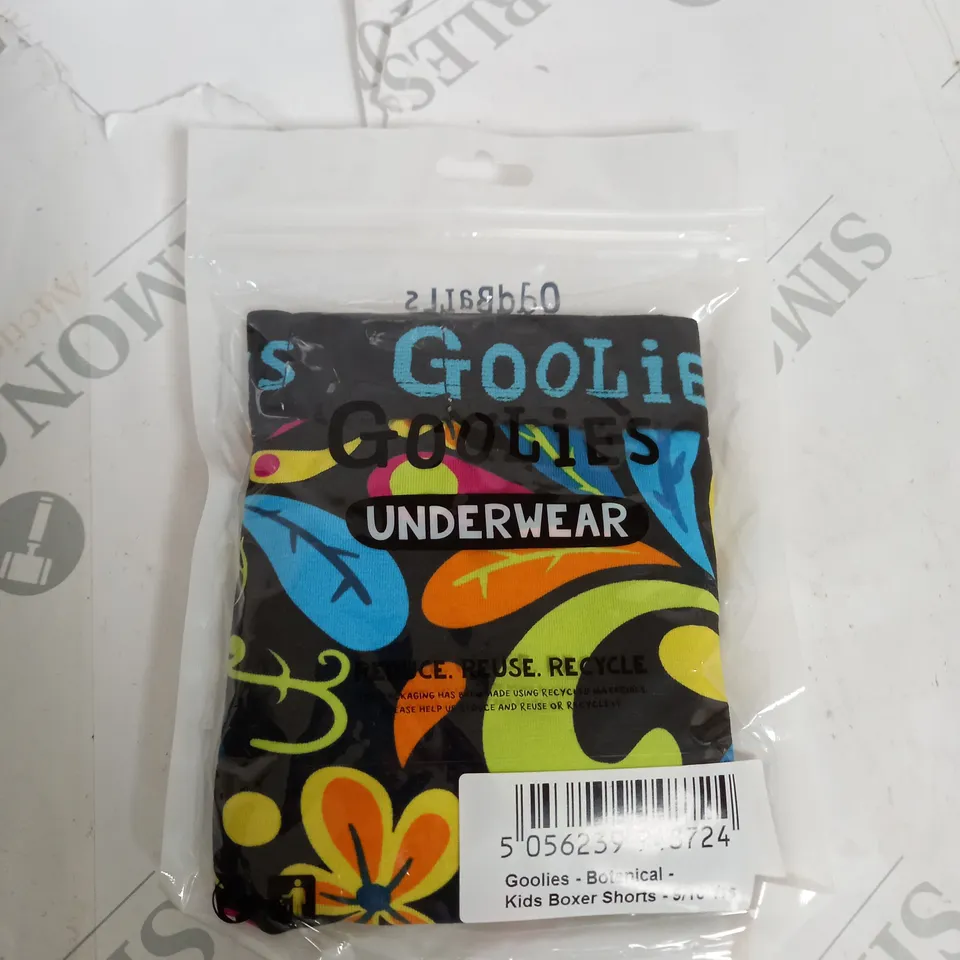 ODDBALLS GOOLIES KIDS BOXER SHORTS SIZE 9-10 YEARS