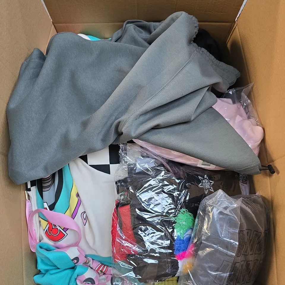 APPROXIMATELY 25 ASSORTED CLOTHING AND FASHION PRODUCTS IN VARIOUS STYLES AND SIZES - COLLECTION ONLY