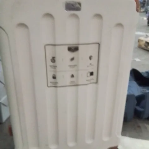 LUGG TRAVEL SUITCASE CREAM WITH BROWN 
