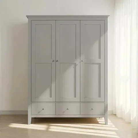 BOXED LYNTON TRIPLE WARDROBE GREY (2 BOXES)