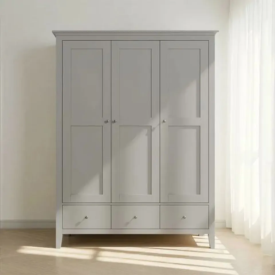 BOXED LYNTON TRIPLE WARDROBE GREY (2 BOXES)