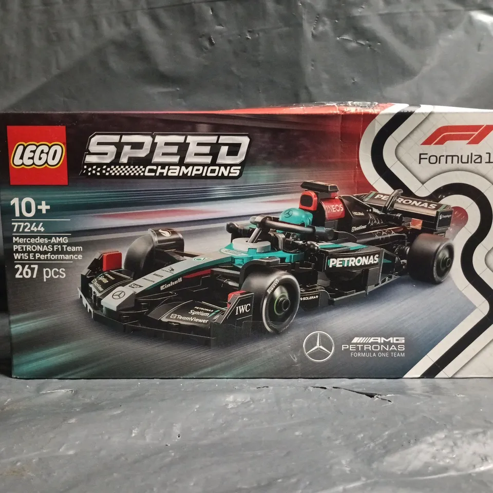 LEGO SPEED CHAMPIONS 77244 MERCEDES-AMG PETRONAS F1 TEAM W15 E PERFORMANCE