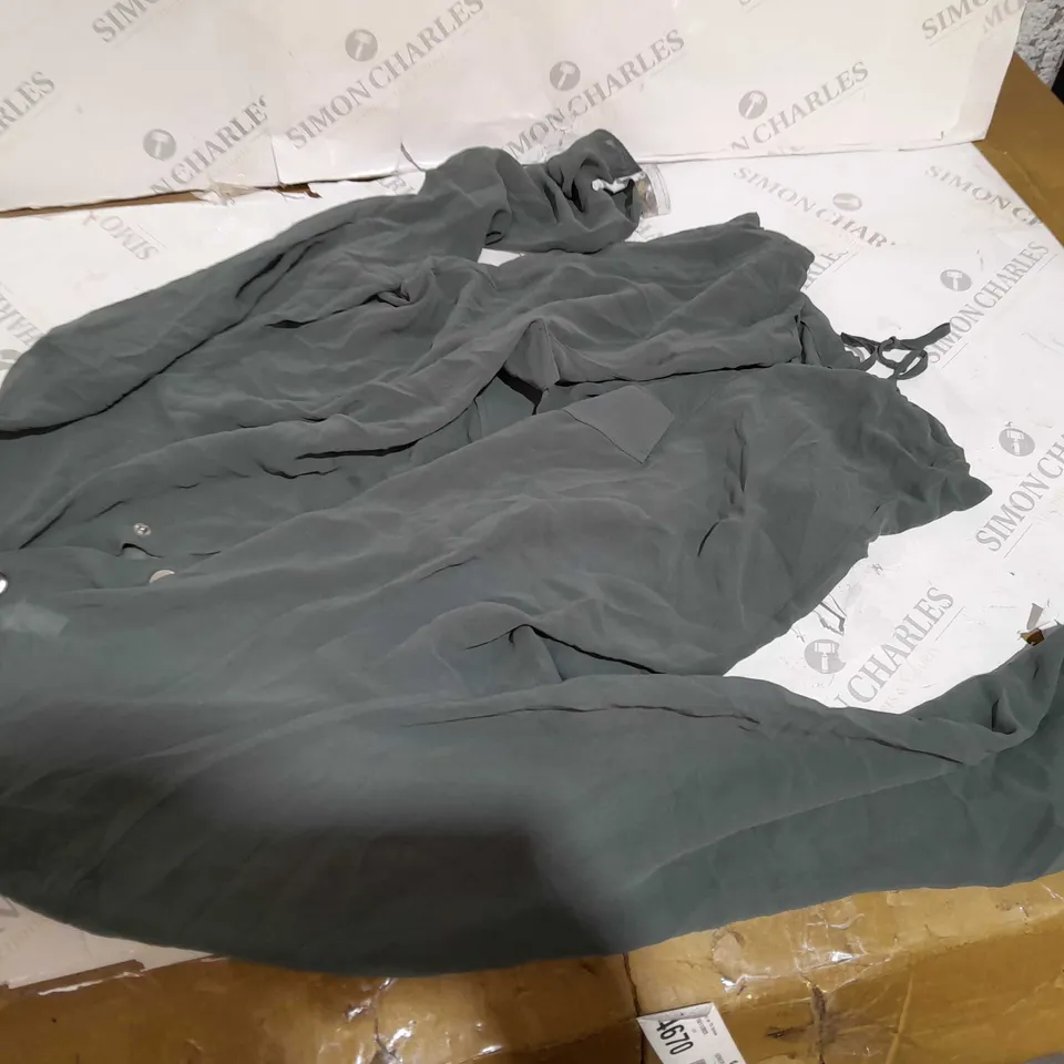 WYNNE LAYERS BOMBER JACKET SEA GRASS SIZE 2XL