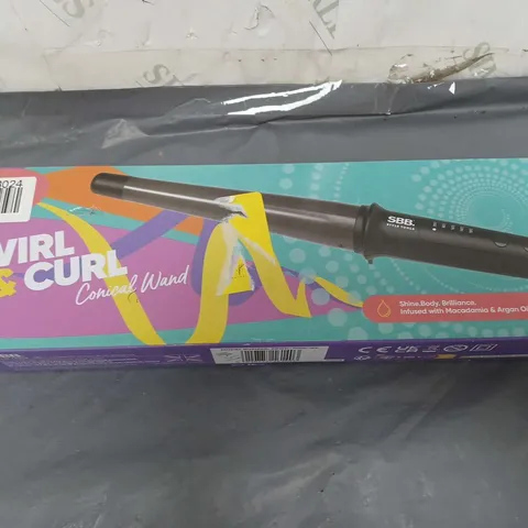 BOXED LOT OF APPROXIMATELY 10 SBB HAIR CARE PRODUCTS TO INCLUDE STRAIGHTENERS AND HAIRDRYERS