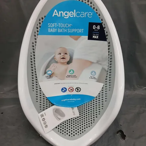 ANGELCARE SOFT TOUCH BABY BATH SUPPORT IN WHITE/GREY