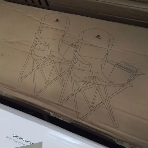 BOXED VOYAGER 2PK COOL ARM CHAIRS BLACK