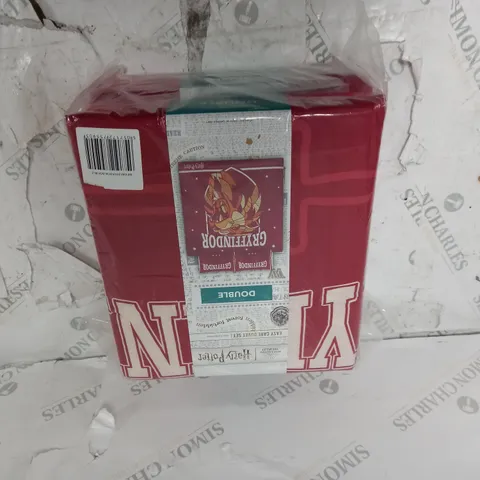 HARRY POTTER EASY CARE DUVET SET DOUBLE GRYFFINDOR X3