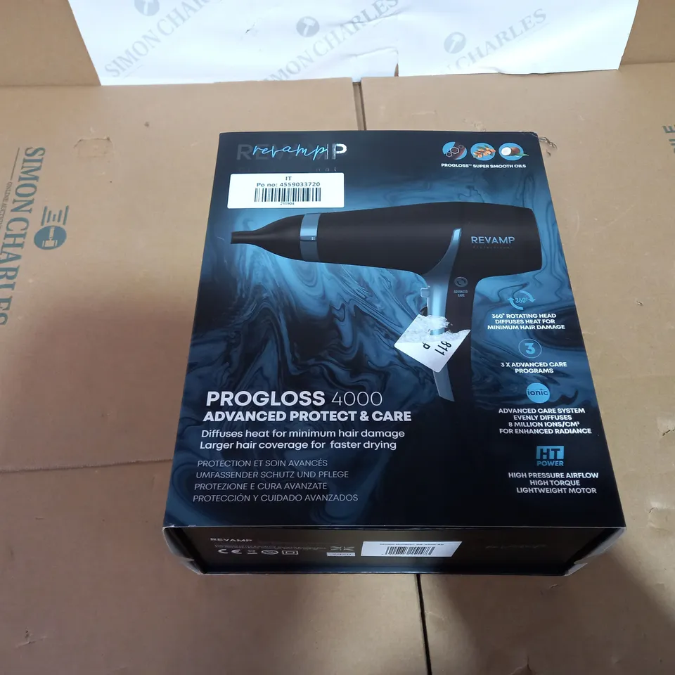 REVAMP PROGLOSS 4000 ADVANCED PROTECT & CARE HAIRDRYER
