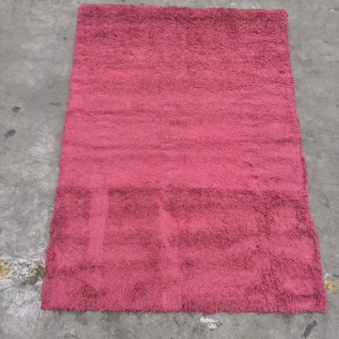 Pink SHAGGY RUG (120X170CM)