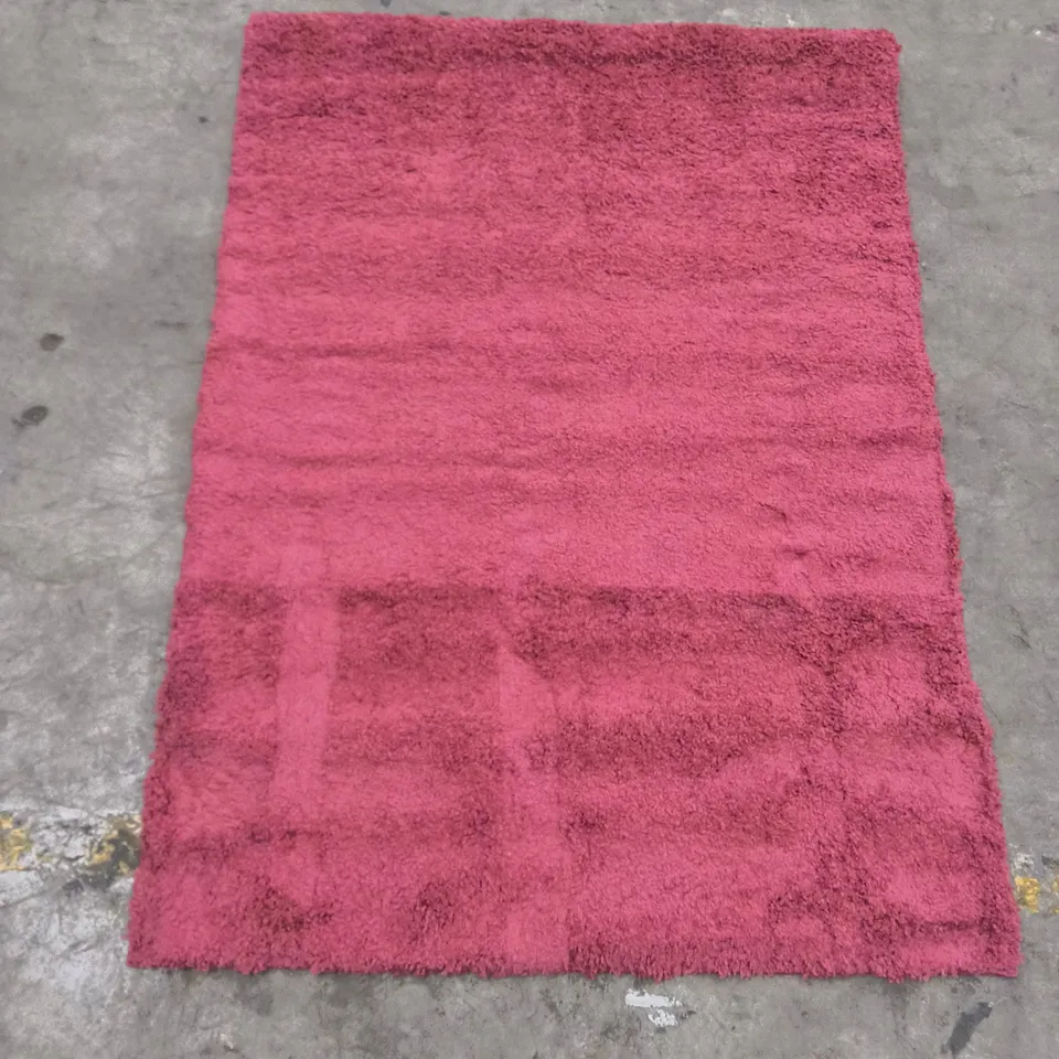 Pink SHAGGY RUG (120X170CM)