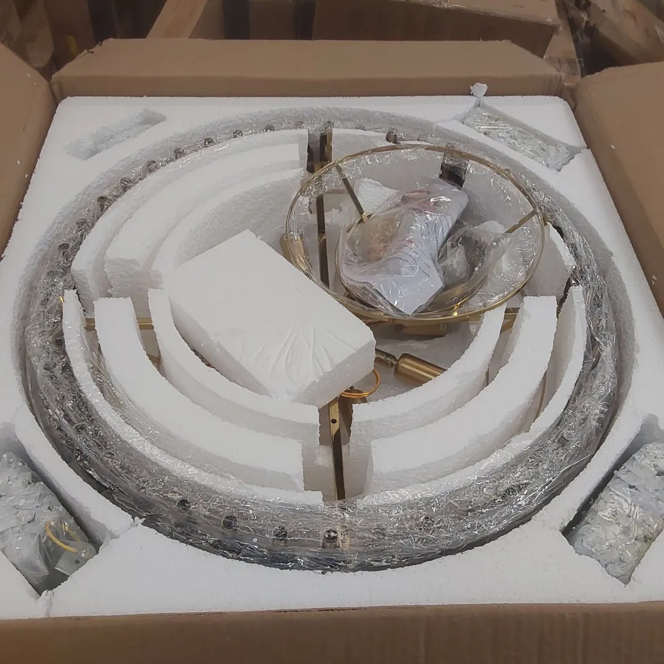 BOXED CRYSTAL CHANDELIER