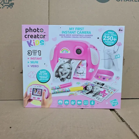BOXED PHOTO CREATOR KIDS INSTANT PRINT UNICORN CAMERA