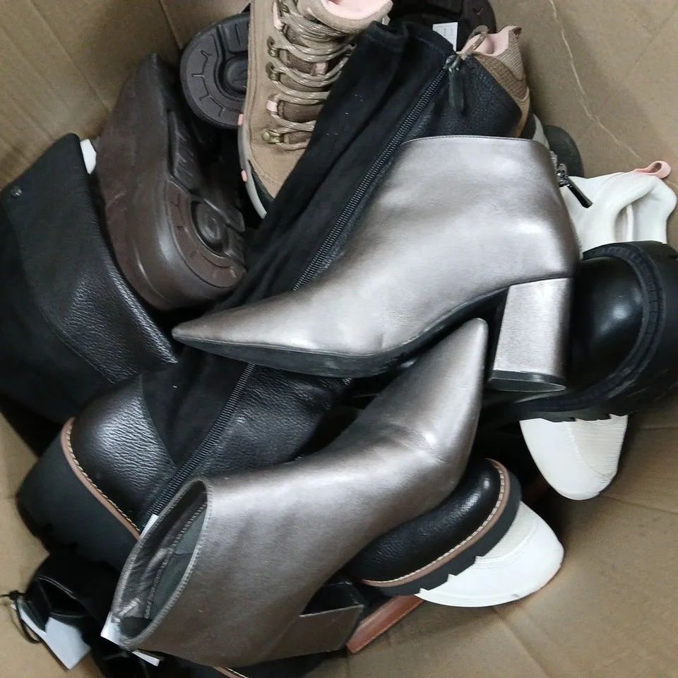 APPROXIMATELY 15 PAIRS OF SHOES IN VARIOUS SIZES, STYLES & COLOURS TO INCLUDE VIONIC, MODA IN PELLE, SKECHERS, ETC