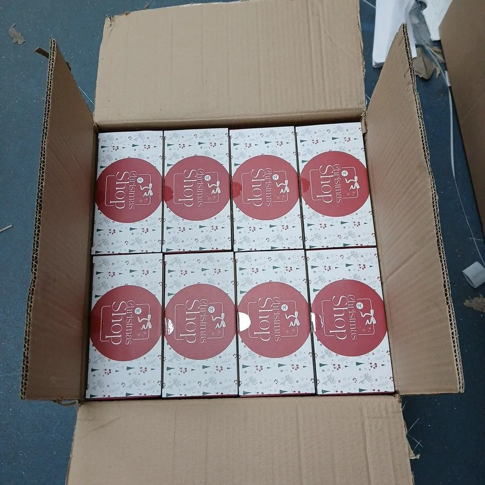 BOX OF APPROXIMATELY 15 CHRISTMAS LANTERN DECORATIONS