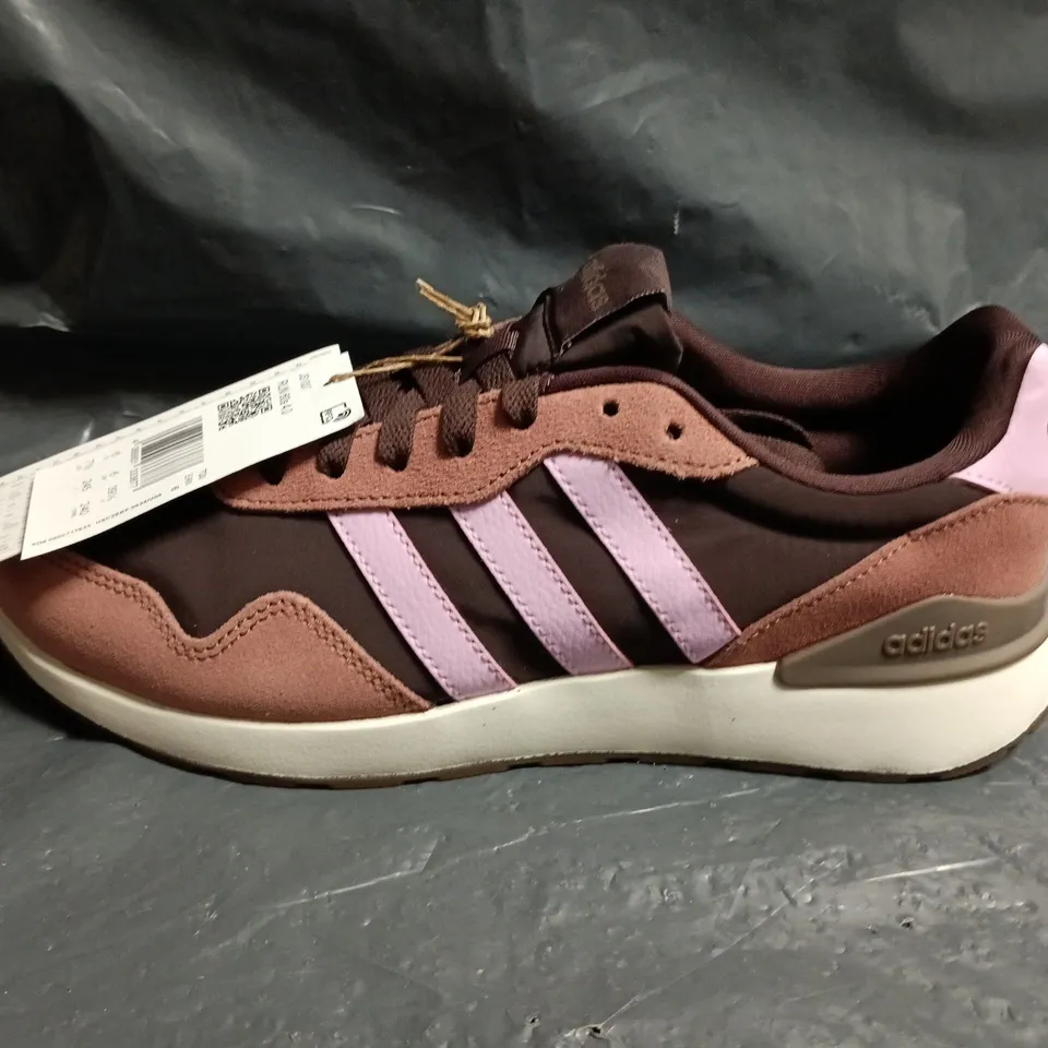 ADIDAS RUN 60'S TRAINERS IN PINK/BROWN - UK 6