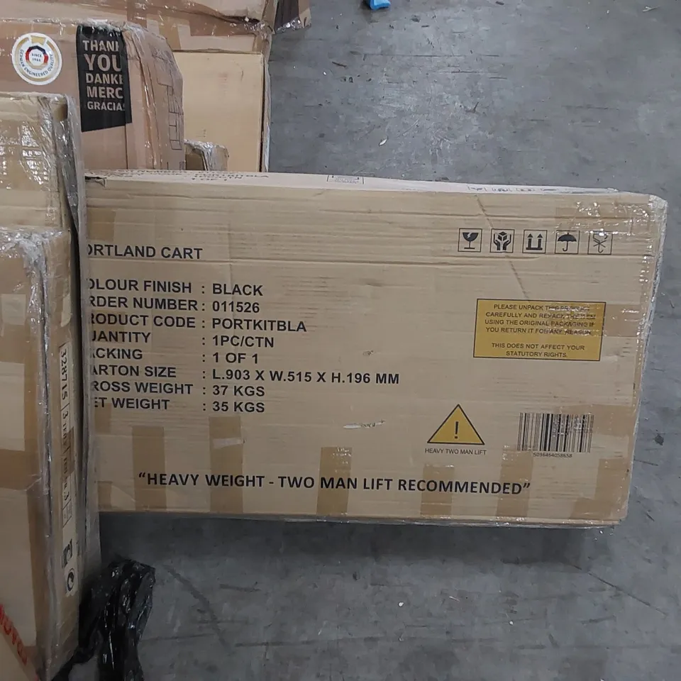 BOXED PORTLAND KITCHEN ISLAND UNIT (1 BOX)