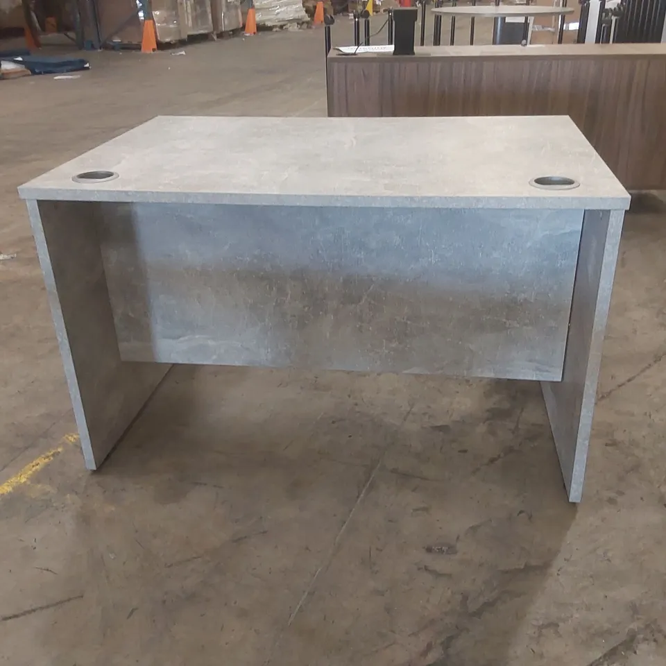 DESIGNER WOODEN OFFICE DESK - CONCRETE EFFECT
