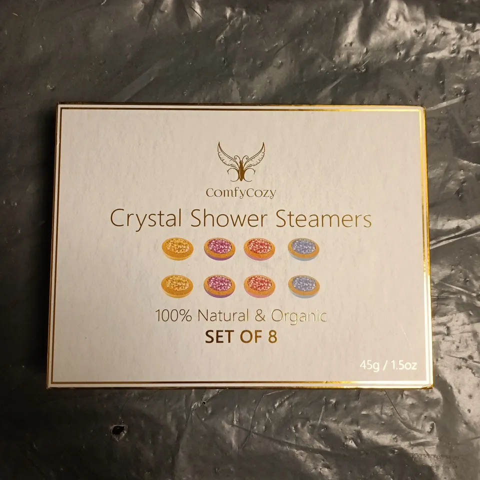 COMFYCOZY CRYSTAL SHOWER STEAMERS – SET OF 8