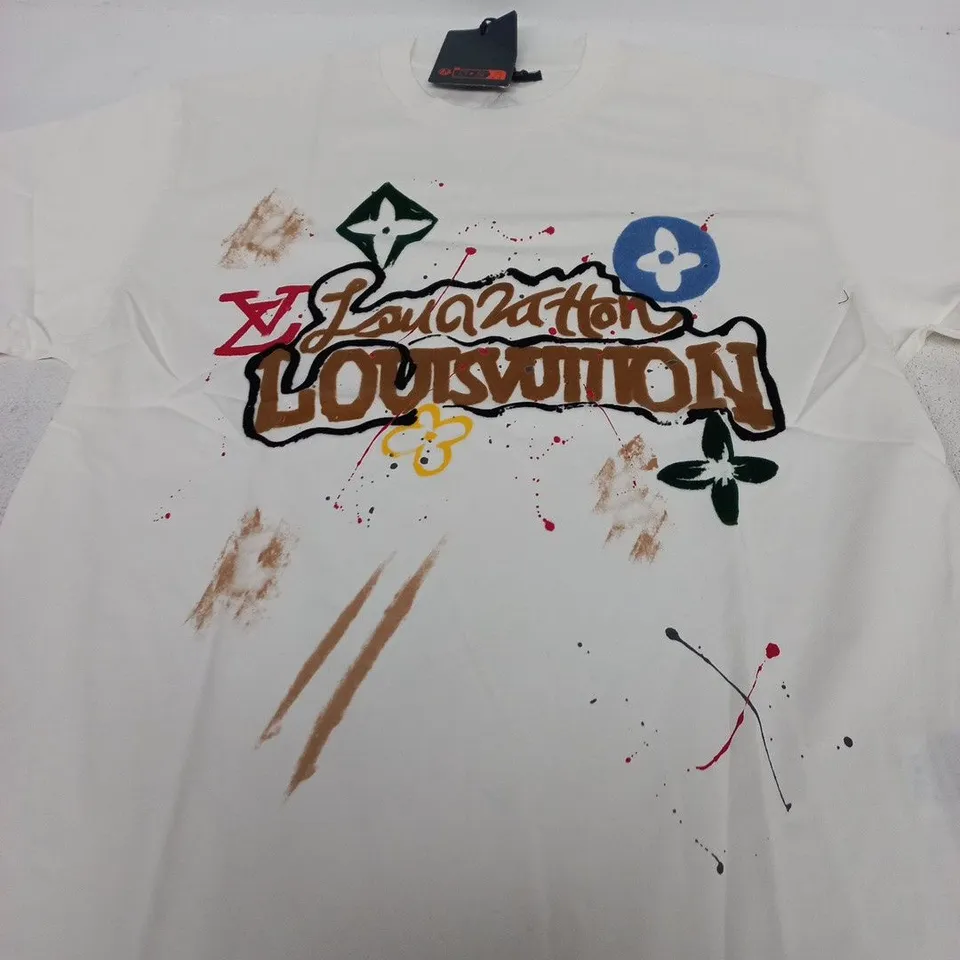 LOUIS VUITTON-INSPIRED GRAPHIC T-SHIRT - SIZE XL